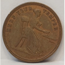 GREAT BRITAIN UK 1846 . QUEEN VICTORIA . UNDATED TOKEN/MEDAL